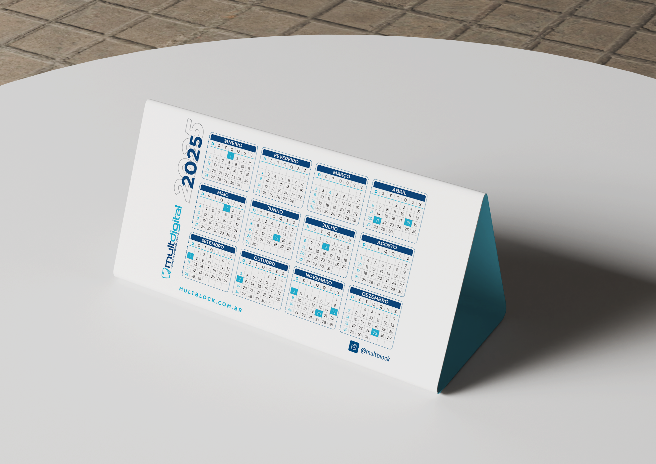 Calendário Frente